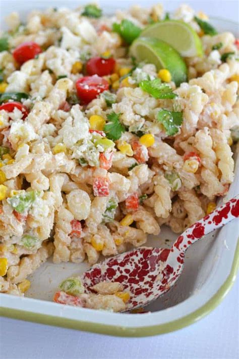 Creamy Cilantro Lime Pasta Salad Kitchen Meets Girl