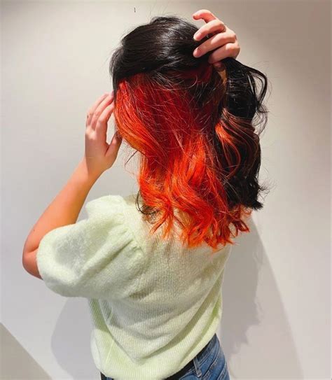 Ideas Pelo Orange Hair Dye Under Hair Color Hair Color Underneath