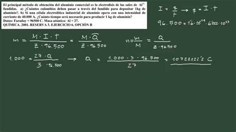 Ecuacion De La Ley De Faraday Para La Electrodeposicion