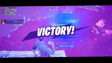 Fortnite Ch4 S4 Getting My First Win At Horde Rush Youtube