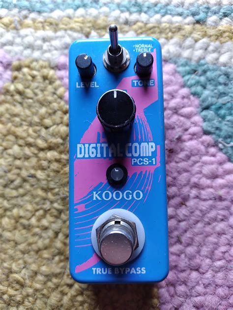 Koogo Guitar Compressor Effects Pedal Digital Noise Gate Reverb