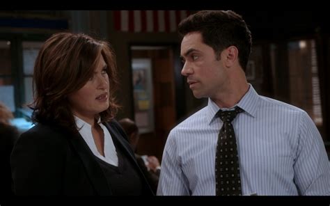 Danny Pino As Nick Amaro Mariska Hargitay As Olivia Benson In Svu