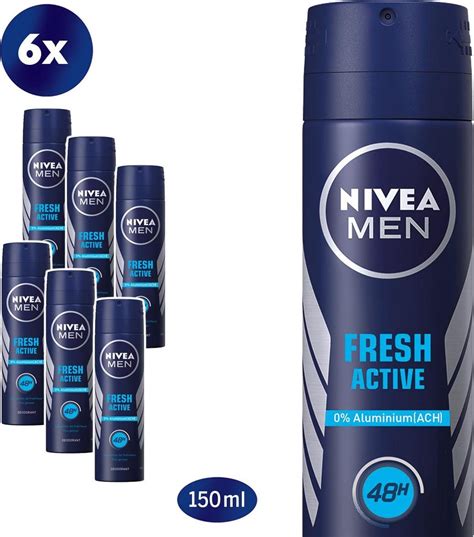 Bol Nivea Men Fresh Active Ml Deodorant Spray St