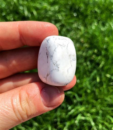 Raw White Howlite Stone New Moon Beginnings