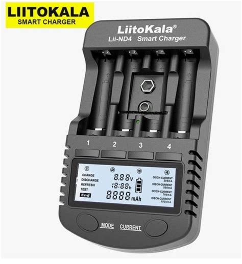 Liitokala LII ND 4 Smart Charger für AA AAA 9V Akkus Kaufen auf Ricardo