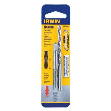 Irwin Hanson 14 In 20 In Standard Sae 2 Pack Tap And Drill Set At