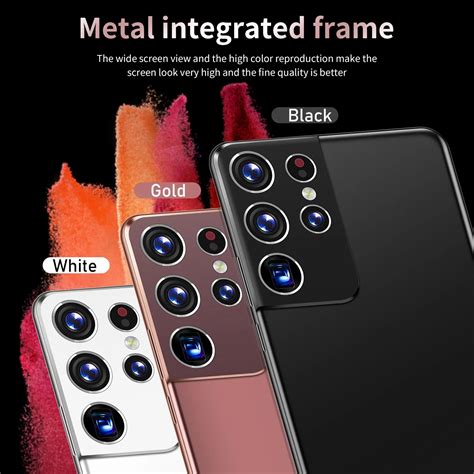 2022 New Galaxy S22 Ultra 5g Phone 7.3 Inch 16gb + 1tb Android Smartphone Android 12.0 Oem