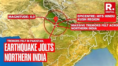 Earthquake Tremors Felt In Northern India Epicentre Is Hindu Kush