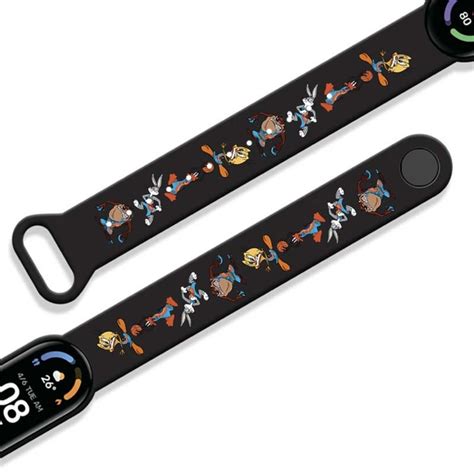 Силиконовый ремешок для Xiaomi Mi Band 8 Looney Tunes фото отзывы