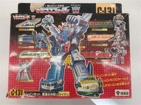 TAKARA TRANSFORMERS TRAINBOT Raiden C 131 Acción Figura con Caja