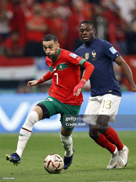 Al Khor Hakim Ziyech Of Morocco Youssouf Fofana Of France During