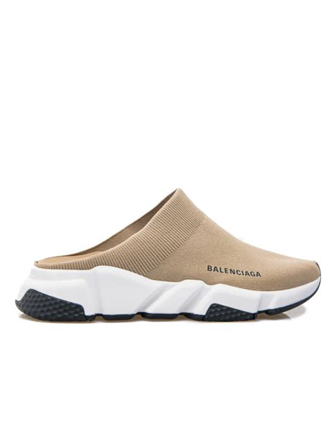 Balenciaga Speed Mule Beige Derodeloper