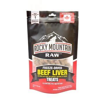 Beef Liver Freeze Dried Pet Treats 55g (Single Ingredient) - Rocky ...