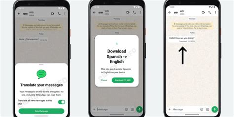 WhatsApp usará su propia tecnología para traducir los chats al instante