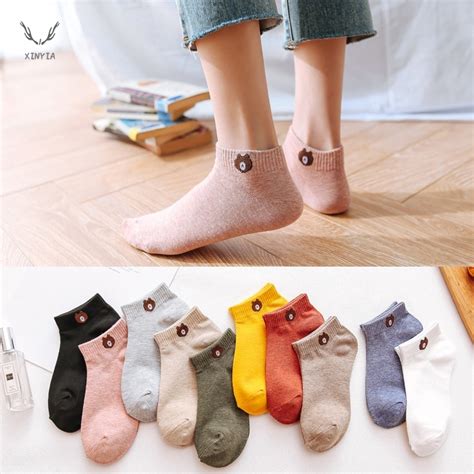 Women Harajuku Students Lovely Cute Kawaii Carton Animals Bear Socks