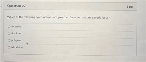 Solved Question Ptswhich Of The Following Types Of Chegg