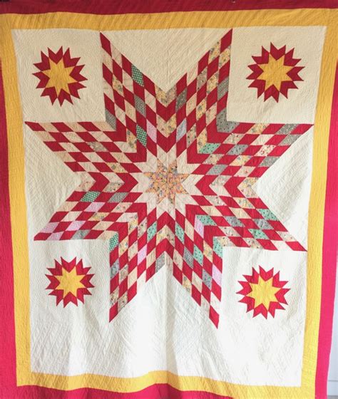 Hand Crafted Star of Bethlehem Quilt - J Compton Gallery