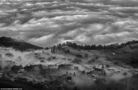 Haunting Chris Blaser S Photo Of A Mist Covered Landscape Which Was A