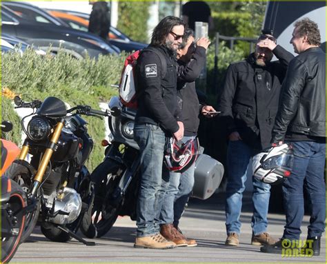 Keanu Reeves Rides His Motorcycle to Malibu to Do Some Holiday Shopping ...