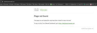 Solved: dashboard.meraki.com down? - The Meraki Community