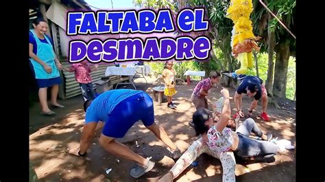 Se armó el desmadre la lucha por los dulces de la piñata YouTube