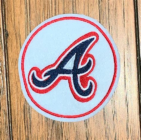 Atlanta Braves Circle Iron-on Team Logo Patch Multiple Sizes | Etsy