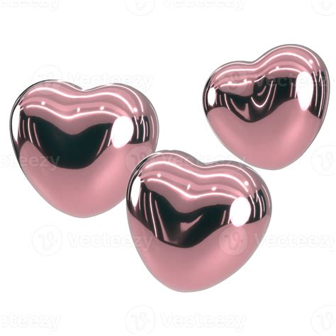 3d Heart Valentine Love 18723869 Png