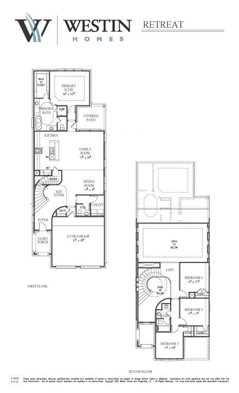 Floorplan Westin Homes