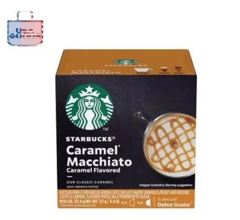 Starbucks Coffee By Nescafe Dolce Gusto Starbucks Caramel Macchiato Coffee Pods 12 Capsules