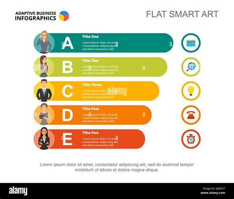 Company Staff Slide Template Business Data Graph Chart Design