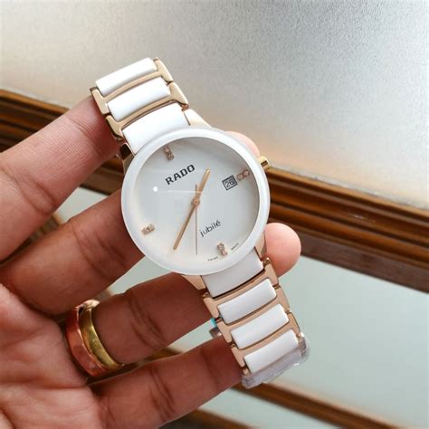 White Rose Gold Ceramic Rado Mens Watch Jublie At 2700 In Budhgaon