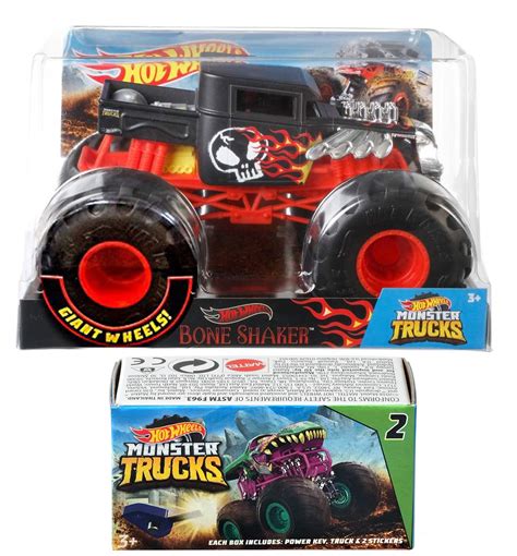 Buy Hot Wheels Red Black Shaker Classic Monster Flaming Action