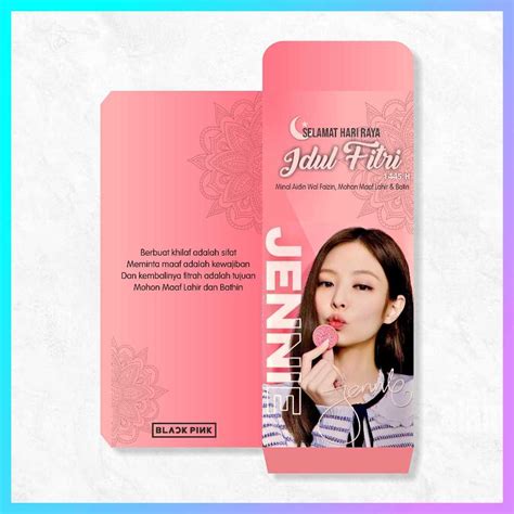 Jual Amplop Panjang Pack Pcs Amplop Lebaran Edisi Blackpink