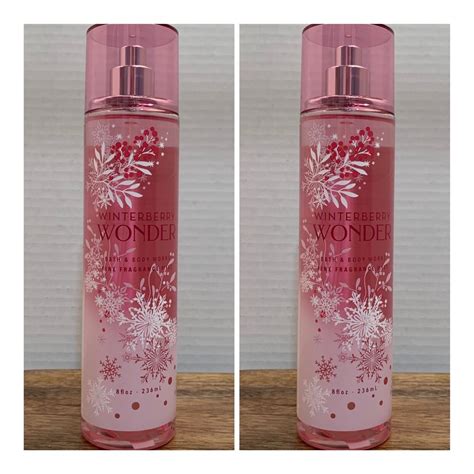 Bath And Body Works Winterberry Wonder Fine Fragrance Mist 8 Floz