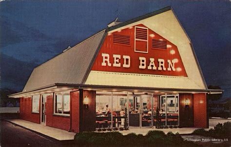 The Red Barn Restaurants Were A Franchised Restaurant Chain Out Of