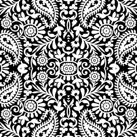 Floral Seamless Ornament Pattern Vector Floral Pattern Tracery