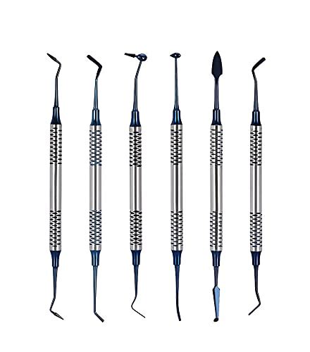 Buy Dental Tefflon Coated Composite Filling Instruments Set Of 6 Pcs