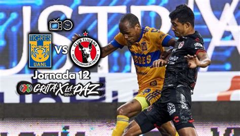 Qué canal transmite Tigres vs Xolos EN VIVO por TV Jornada 12 Liga MX