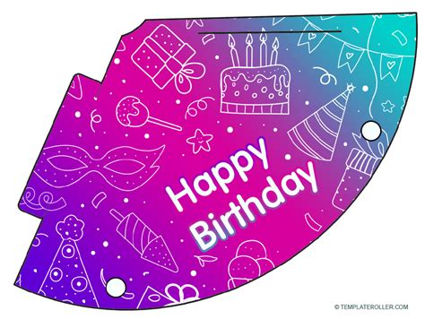 Birthday Hat Template Download Printable Pdf Templateroller