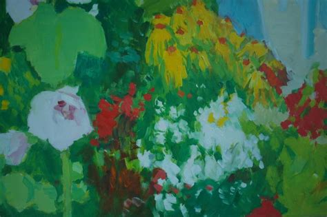 A Garden In Agapia Painting By Dumitru Bostan Junior Saatchi Art