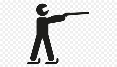 Shooting Sport Hunting Skeet Shooting Silhouette Silhouette Png