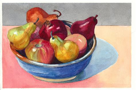 Fruit Bowl Sketch at PaintingValley.com | Explore collection of Fruit ...