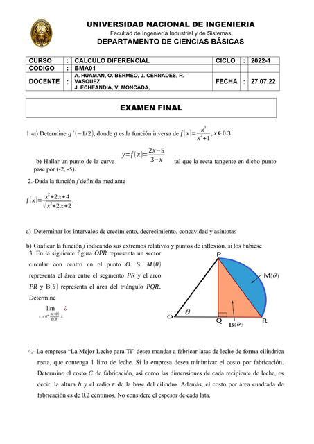 Final Calculo Study Ingenieros UDocz