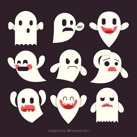 Ghost Face Clipart Vectors And Illustrations For Free Download Freepik