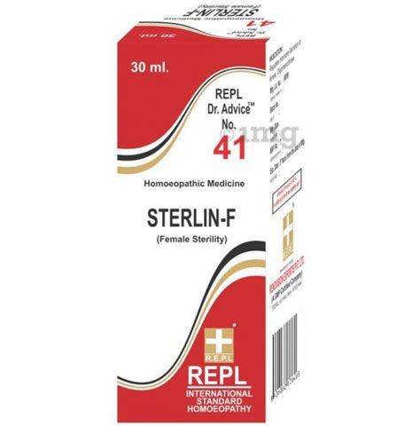 REPL Dr Advice No 41 Sterlin F Drop Buy Bottle Of 30 0 Ml Drop At