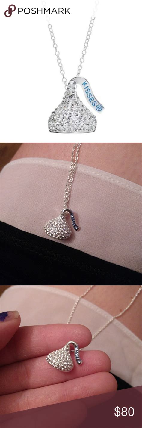 Genuine Diamond Hershey Kiss Necklace Beautiful Necklace I Just Dont