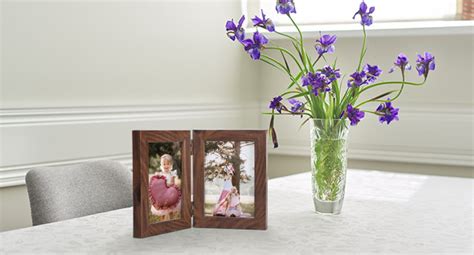 Lyeasw Double Hinged 35x5 Picture Frame Rustic Two