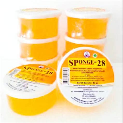 Jual Sponge Emulsifier Isi G Cake Sp Tbm Pengemulsi Bahan Kue