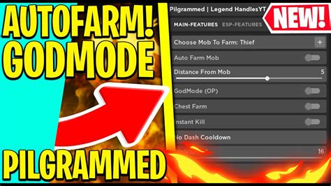 Pilgrammed Script GUI Hack INFINITE GOLD AUTOFARM INSTANT KILL