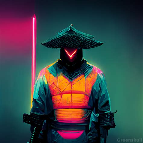 Neon Samurai | GREENSKULL